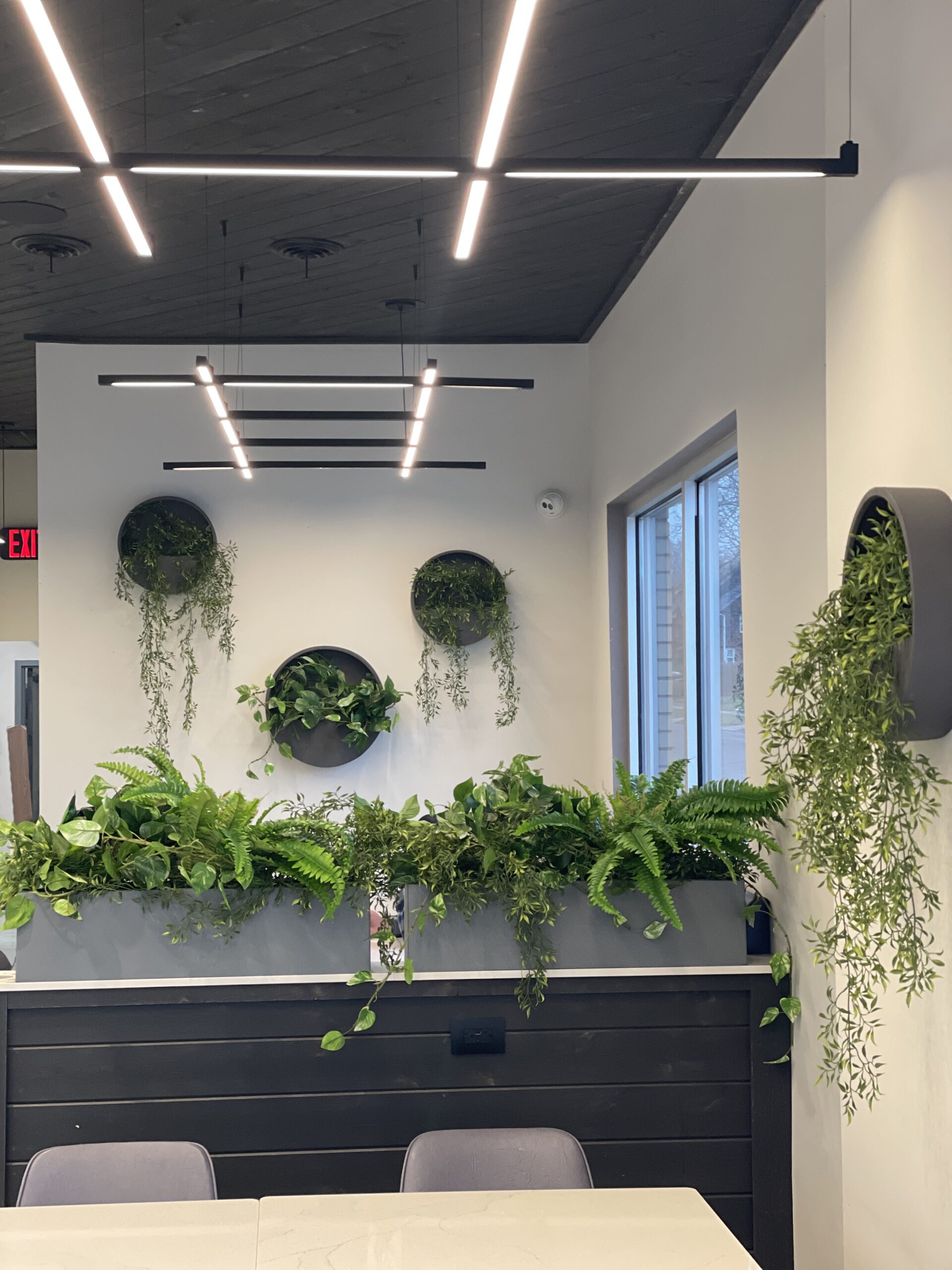 faux plants for a corporate account